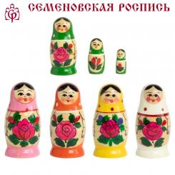 Matryoshka Rossiyanochka M3, 7 cm