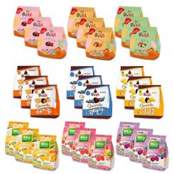 Bon Roll Maxi-Set: Confectionery & fruit gums in 9 flavors (3.6 kg)