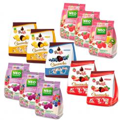 SMOOTHIE & BonRoll Set: Fruchtgummibonbons in 5 Geschmacksrichtungen (1,6 kg)