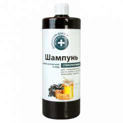 Шампунь "Домашний доктор", мумиё алтайское и мёд, стимулирующий, 1000 ml