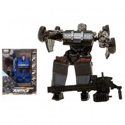 Justice police robot car, 13 cm