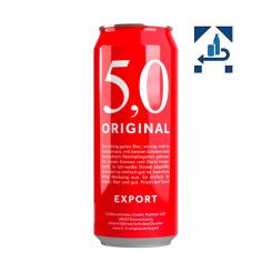 5,0 Original Export Beer (0.5L, 5.2% vol.) incl. deposit 0,25€