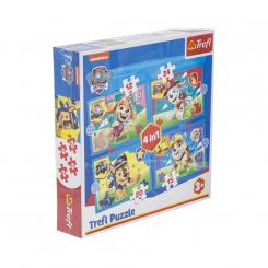 PAW Patrol Puzzle 4-in-1, 12, 15, 20, 24 Teile