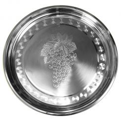 Tray "Grapes" stainless steel diameter 55 cm