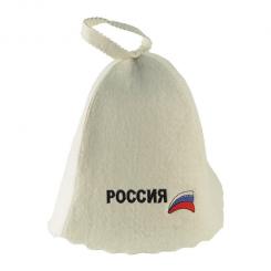 Felt cap "Russia" for sauna