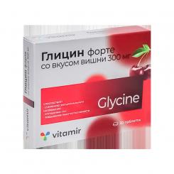 VITAMIR Glycine Forte with cherry flavor, 30 tablets, 300 mg