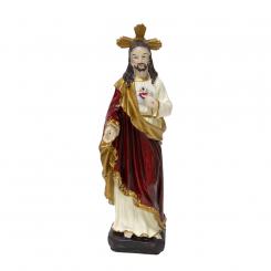 Decorative figure of Jesus made of polystone, 23 cm