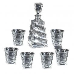 Whisky set carafe, 700 ml + 6 whisky glasses, 220 ml