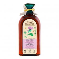 Green Pharmacy Shampoo Burdock and Wheat Proteins, against hair loss, 350 ml