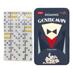 Domino game in metal box Gentleman 19.5 x 12 x 3.5 cm