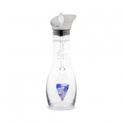 Set BALANCE carafe with sodalite, chalcedony &amp; rock crystal incl. gemstone stick