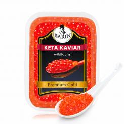 BARIN Premium Gold Keta salmon caviar, 250 g frozen