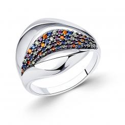 Sokolov ladies' ring in 925 silver with zirconia