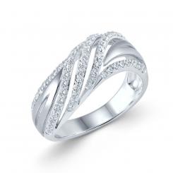 Sokolov ladies' ring in 925 silver with zirconia