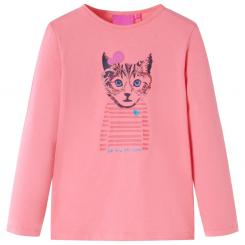 Kinder-Langarmshirt Rosa 116