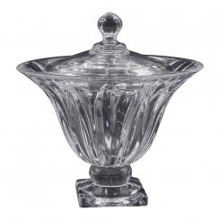 Bohemia Crystal Flame Schüssel mit Deckel, 23 cm