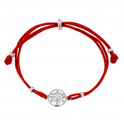 Armband in Rot aus 925er Silber | Kaufbei Schmuck