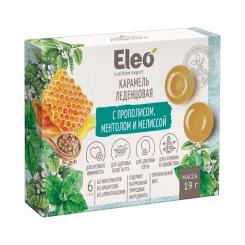 eleo Karamellbonbons mit Propolis, Menthol und Melisse,19 g