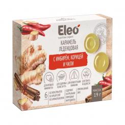 eleo Карамельные конфеты с имбирем, корицей и чили, 19 г