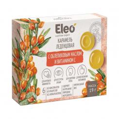 eleo Карамельные конфеты с облепиховым маслом и витамином С, 19 г.