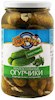 Kozachok pickled cucumbers "Malosolnije", 860 g (ATG 430g)