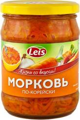 Морковный салат Leis по-корейски, острый 480 г