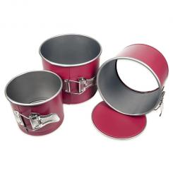 Baking tin set for Easter cake red, 3 pcs.