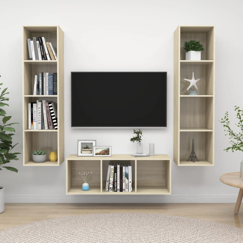 Sonoma oak deals corner tv unit