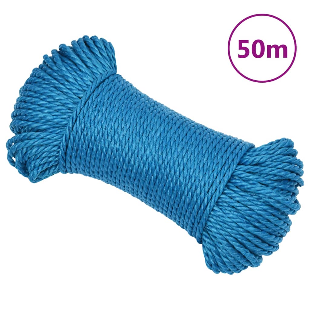 Paracord 2 mm - 50 m, blau-grün