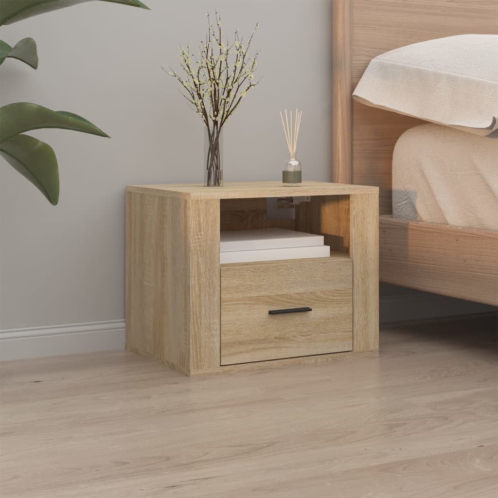 Sonoma oak on sale bedside cabinet