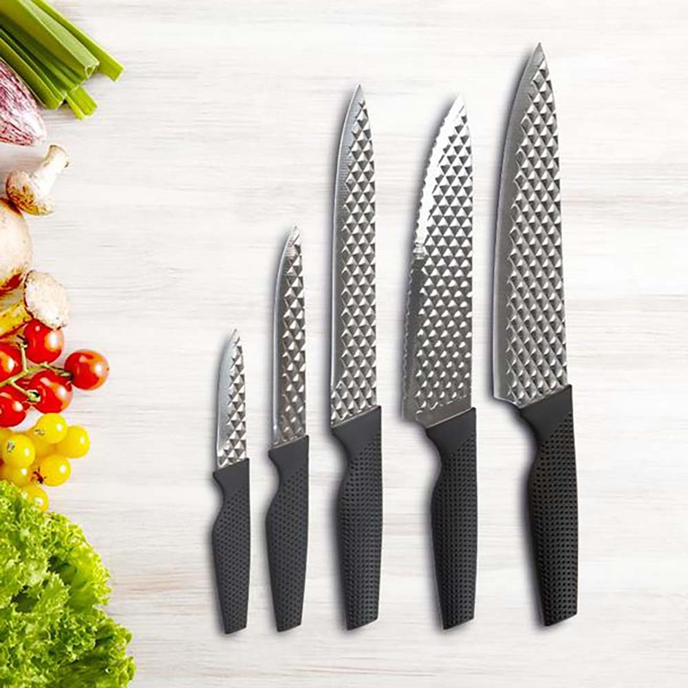 AIR BLADE HARRY BLACKSTONE Set de 5 Couteaux de Cuisine - Lame