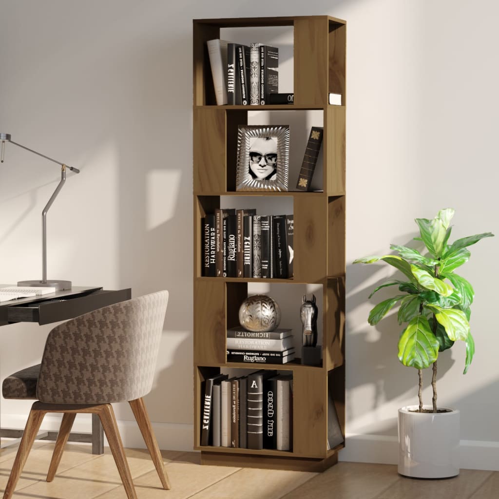 51x25x163,5cm Massivholz Raumteiler Kiefer kaufen Bücherregal online