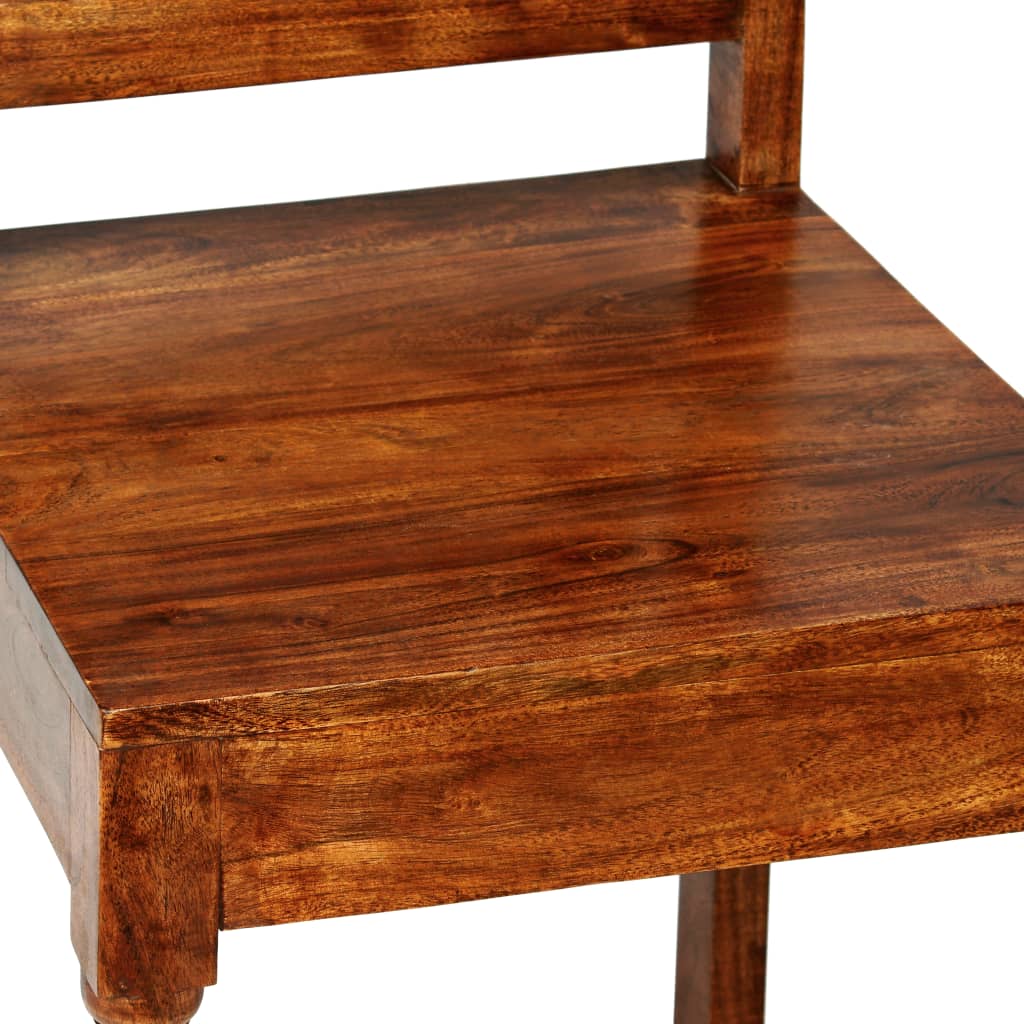 2/4/6x Massivholz Esszimmerstuhl Stühle Holzstuhl Finish Stuhl online Sheesham kaufen