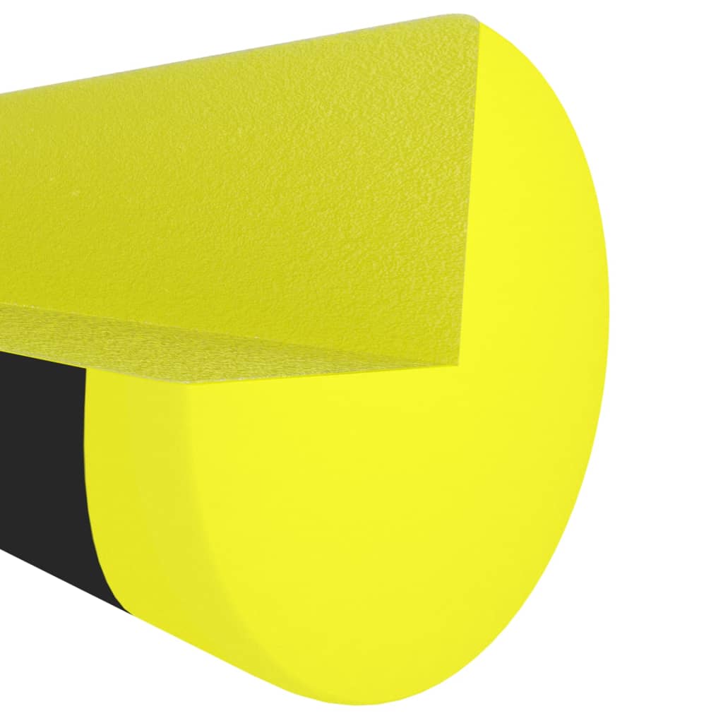 PU Schutzstreifen / Kantenschutz | 100x4x4cm | gelb/schwarz |  Eckschutzprofil | selbstklebend | Eckenschutz | Wand | Anfahrschutz |  STABILO mehr